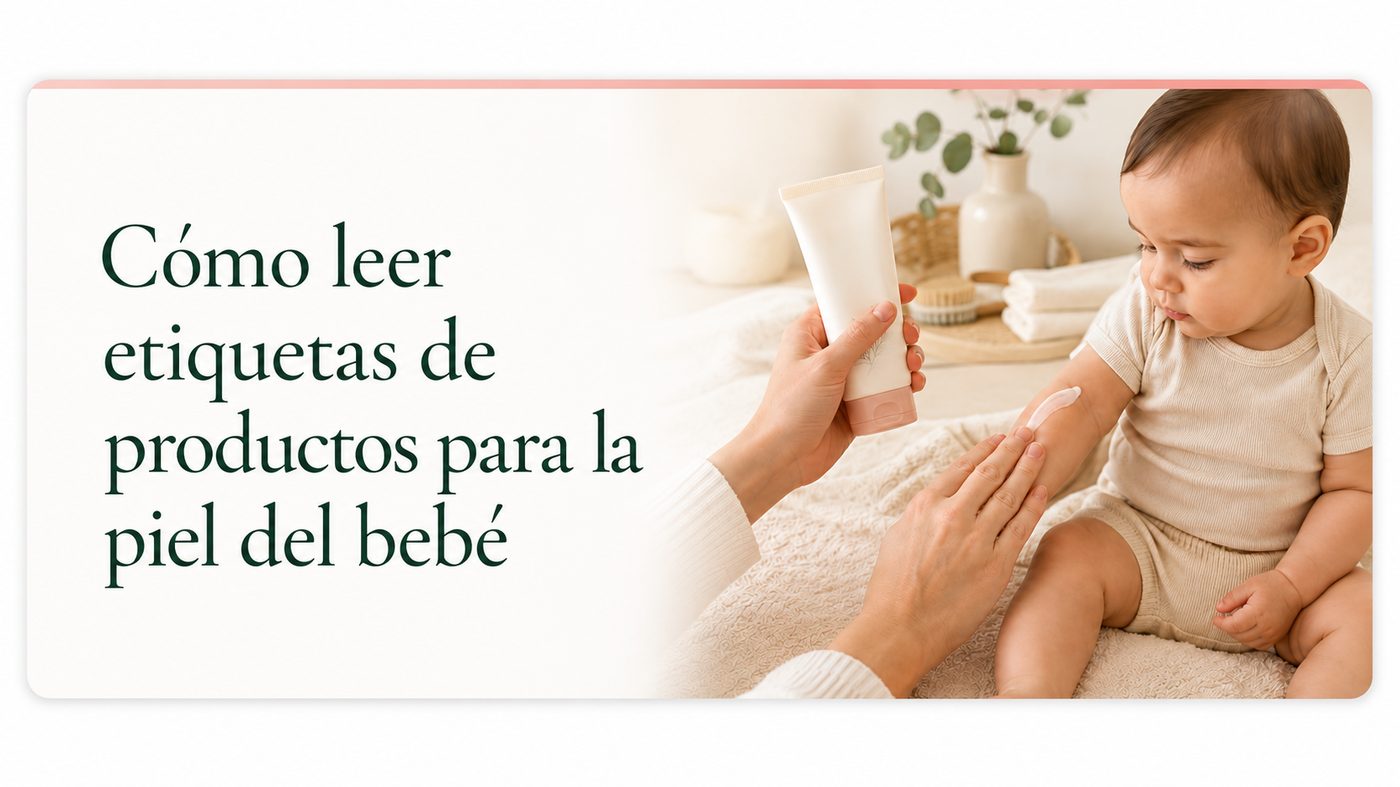 Cómo leer etiquetas de productos para la piel del bebé